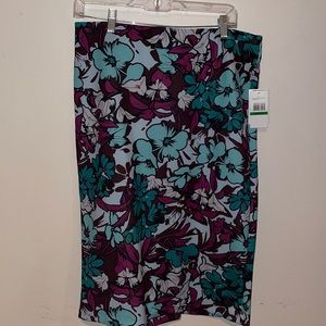 Multi Color Work Pencil Skirt